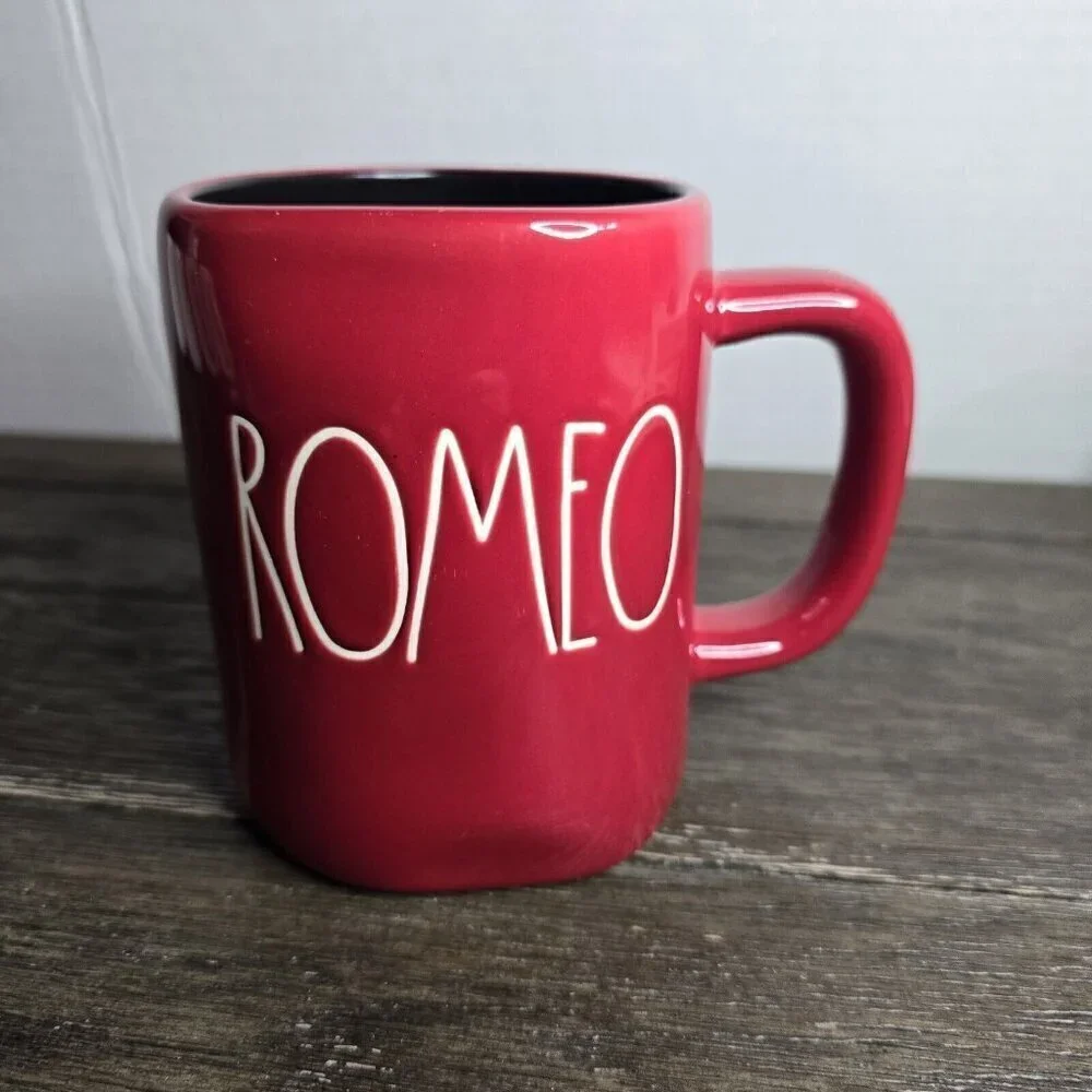 Rae Dunn Artisan Romeo Red Valentine's Day Mug